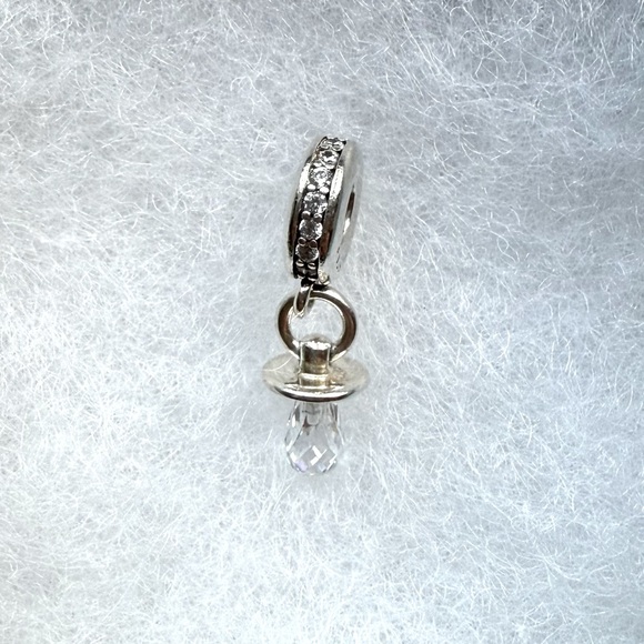 Authentic Pandora dangle Baby Pacifier Charm - Retired - Picture 1 of 5